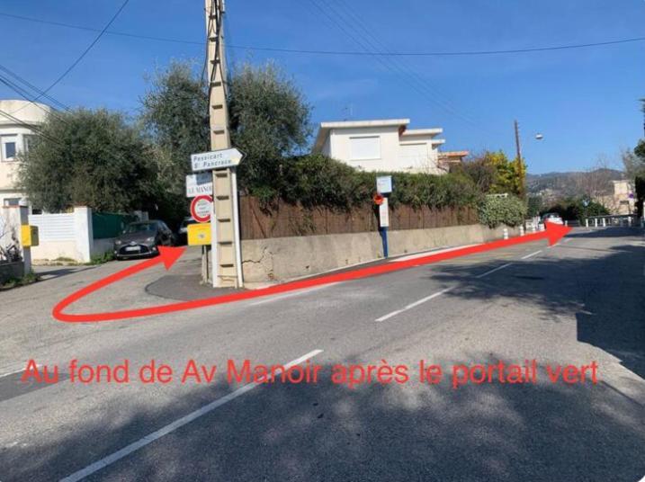 Chambre D Hote Avec Clim Terrasse Et Petit Dejeuner Hauteurs De Nizza Exterior foto