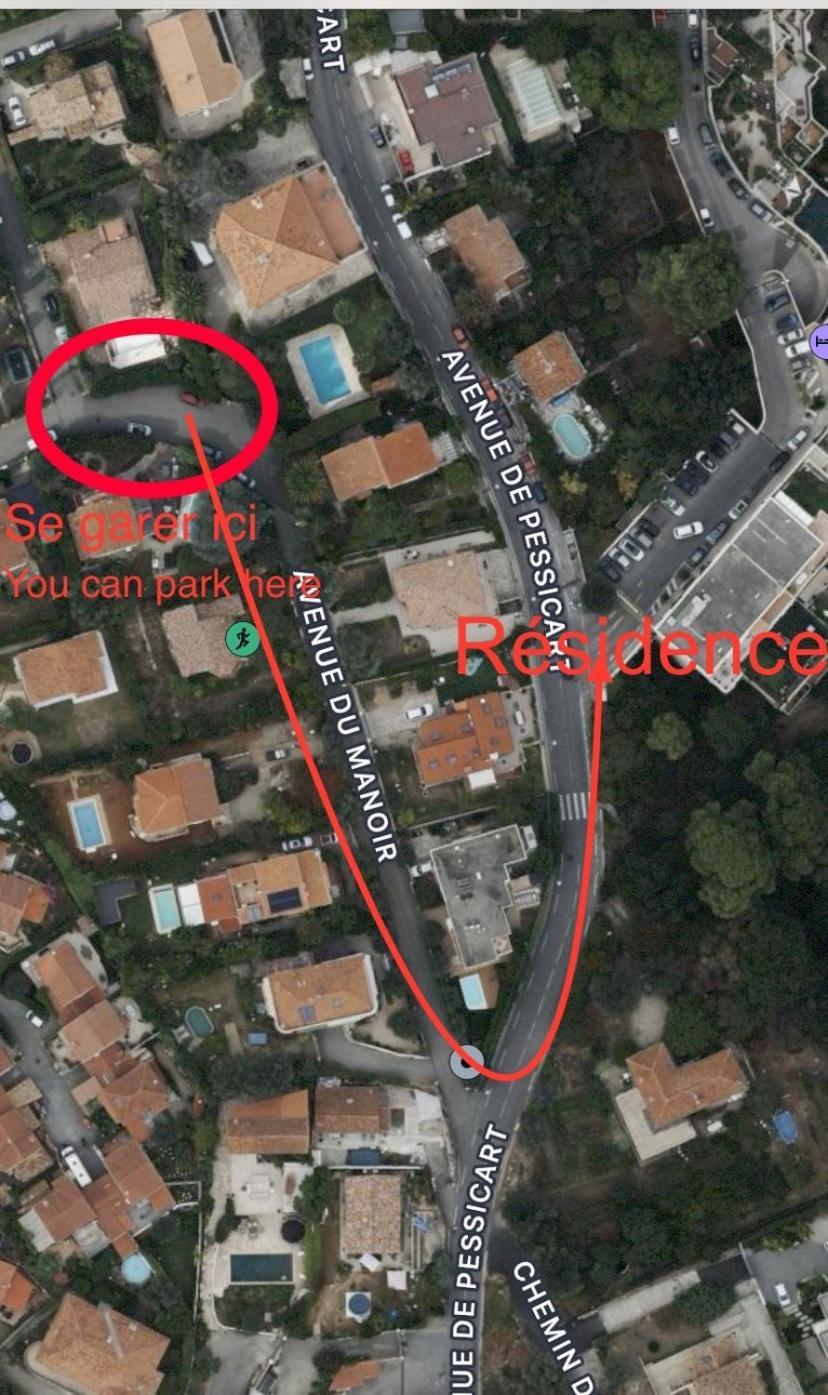 Chambre D Hote Avec Clim Terrasse Et Petit Dejeuner Hauteurs De Nizza Exterior foto