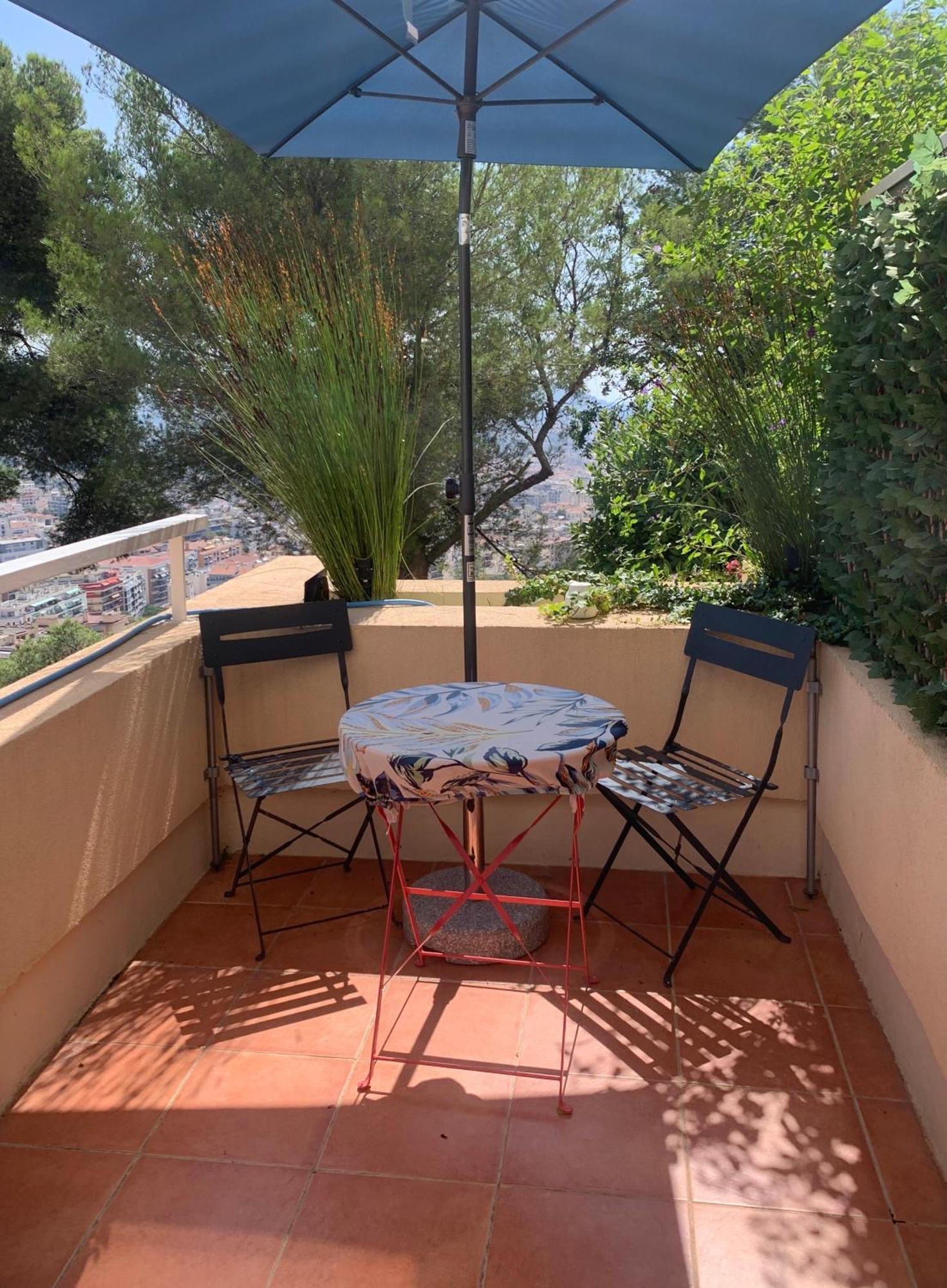 Chambre D Hote Avec Clim Terrasse Et Petit Dejeuner Hauteurs De Nizza Exterior foto