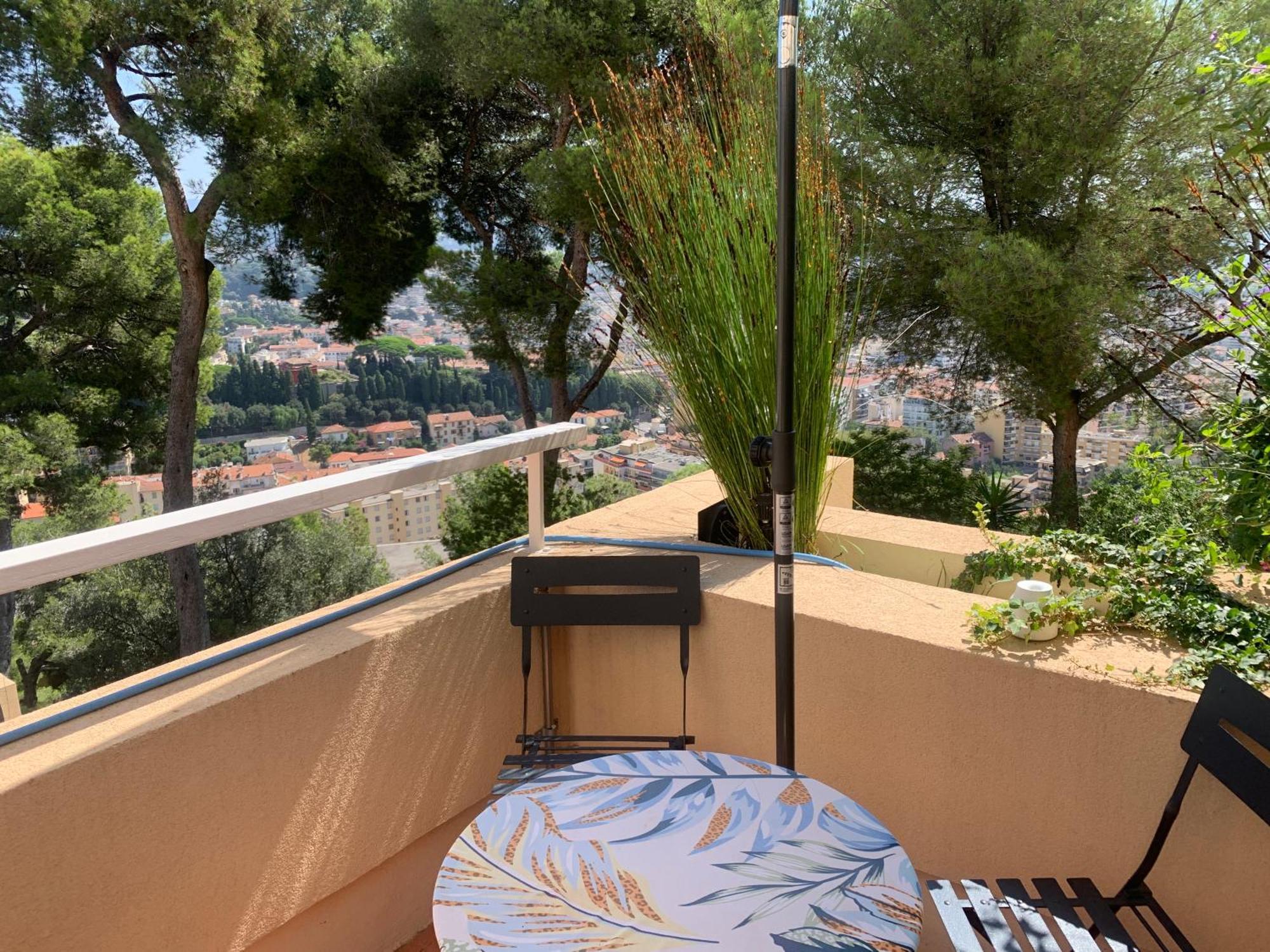 Chambre D Hote Avec Clim Terrasse Et Petit Dejeuner Hauteurs De Nizza Exterior foto